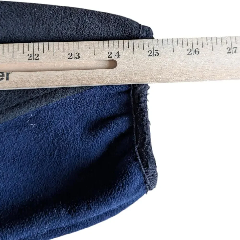 LL Bean Jacket Mens Extra Large Navy Polartec‎ Wind Pro Fleece Full Zip Pockets
